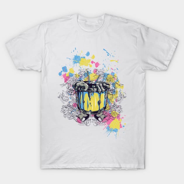 Zombie Drums T-Shirt by eufritz